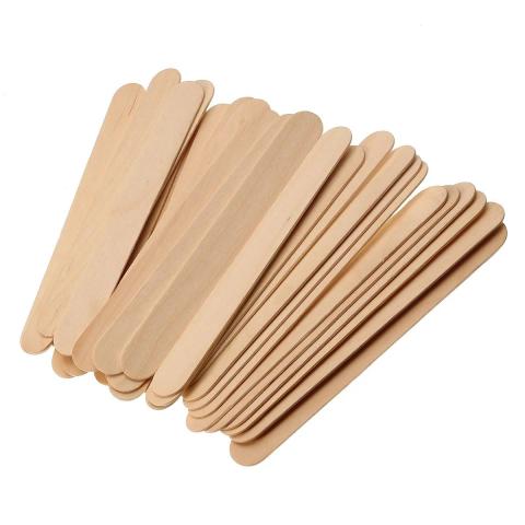 Spatule din lemn ambalate individual sterile 100 bucati