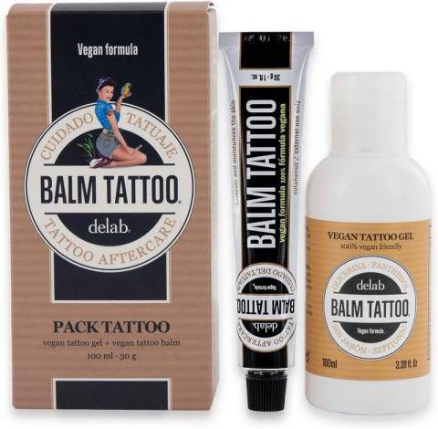 Set Tattoo Balm Vegan Gel 100ml + Vegan Tattoo Balm 30g