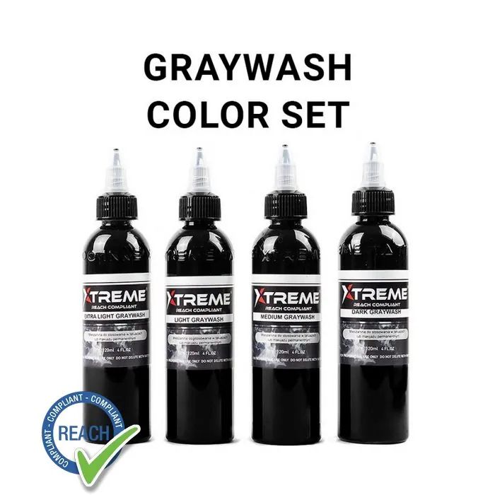 Xtreme Ink Graywash Set 4x120ml