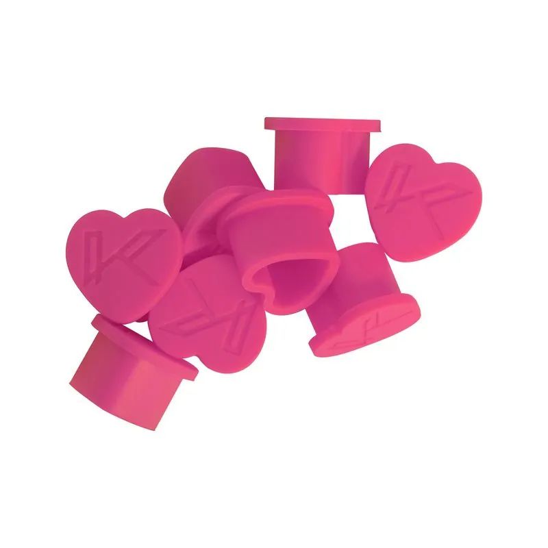 Set 200 capacele Killer Ink silicon inima roz