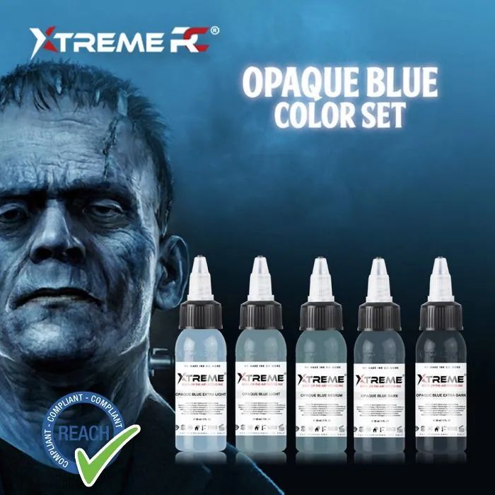 Xtreme Ink Opaque Blue Set 5x30ml