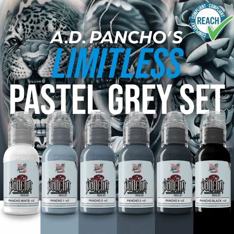 Set 6 tusuri Reach World Famous Pastel A.D. Pancho 30ml