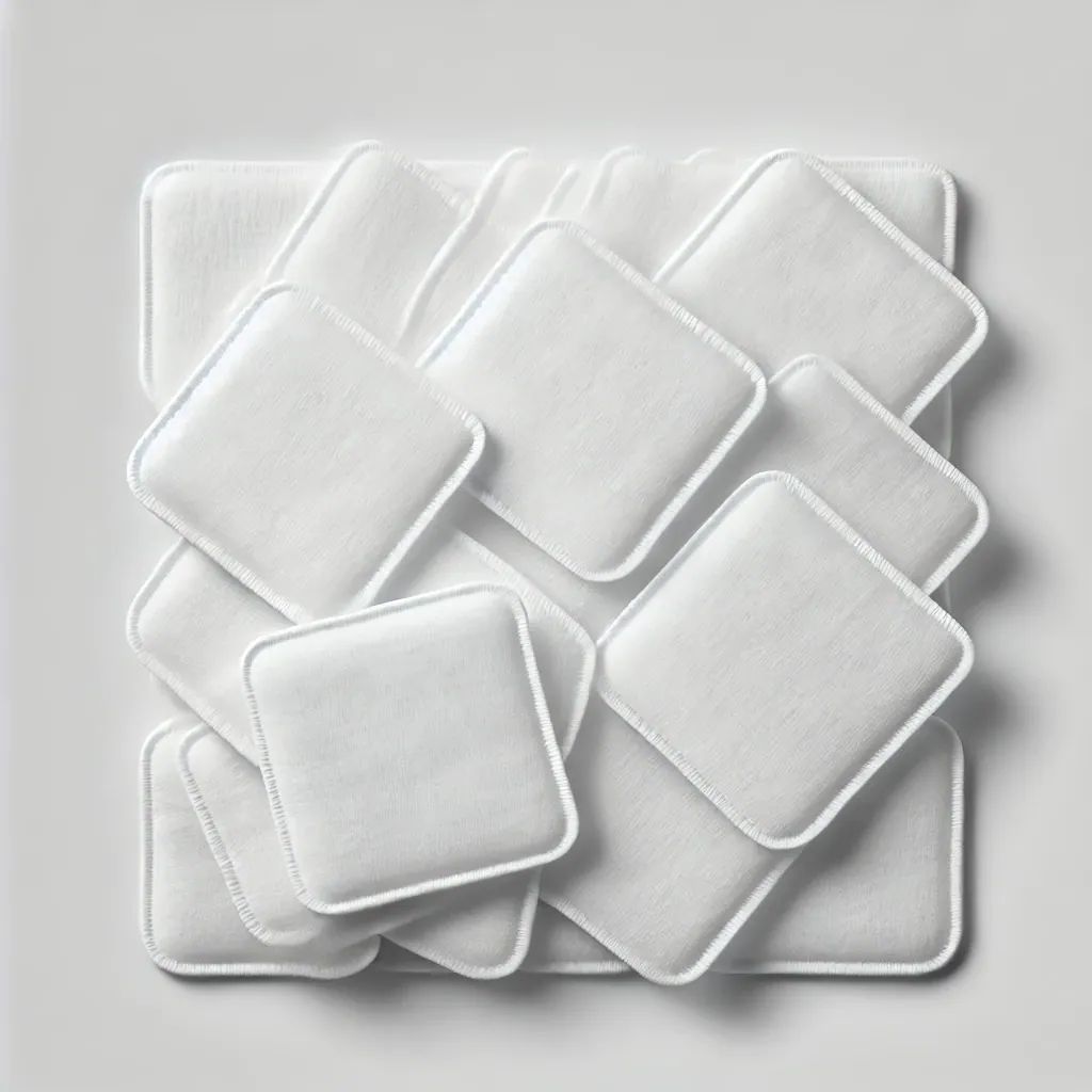 Set 40 dischete bumbac ultra fine 3 straturi Shield